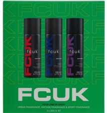 FCUK Mens Gift Set Body Spray