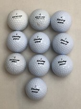 10 Dunlop Golf Balls. DDH, Tour Gold And Titanium