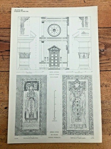 1928 print edifices de - de, rome