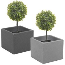 Stone Effect Planter 20cm Cube