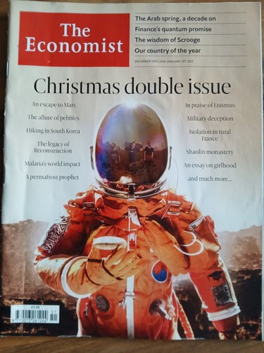 The economist 2020 back - the, issues