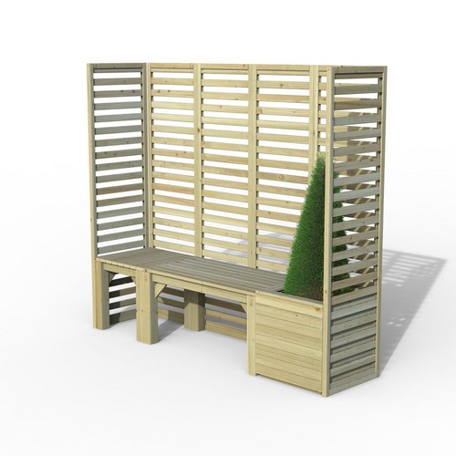 Wooden garden seating - wooden, forest