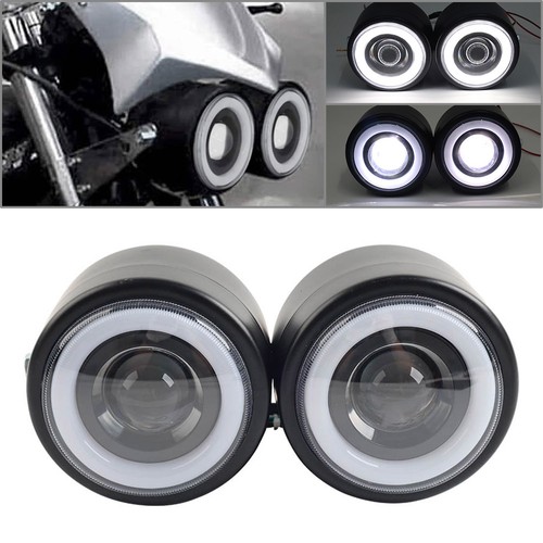 Twin headlight motorcycle dual - twin,