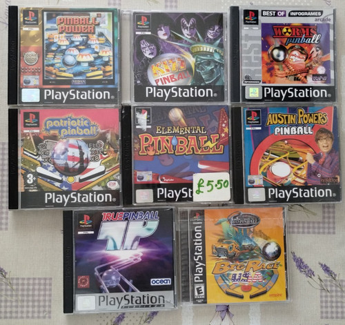 Ps1 pinball games bundle - pinball,