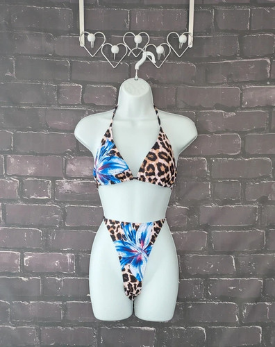Tropical leopard print - tropical,
