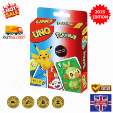 Pokemon UNO Card Game Family Games, Kids Games | UK Stock | Brand New?Fast Post