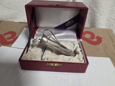 A Superb Japanese 950 Sterling Silver Golf Bag Cocktail Stick Holder + 5 Putters