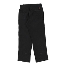 874 Dickies Trousers - 33W 30L Black Polyester Blend