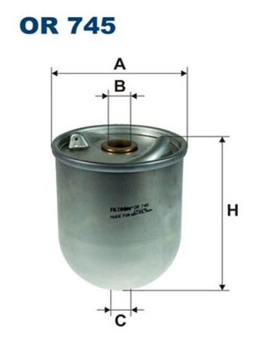 Fits filtron 745 oil - filtron, filter