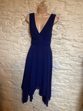 BNWOT Navy  Sleeveless Bridesmaid Party Prom  Dress  size 16