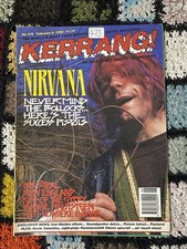 Kerrang! No 378 Feb 1992 - Nirvana cover, Yngwie Malmsteen, Anti Nowhere League
