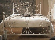 Shabby Chic Crystal Bed and