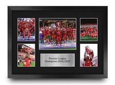 Liverpool Signed 2025 Premier League 24/25 Champions Gift Printed Team Autograph
