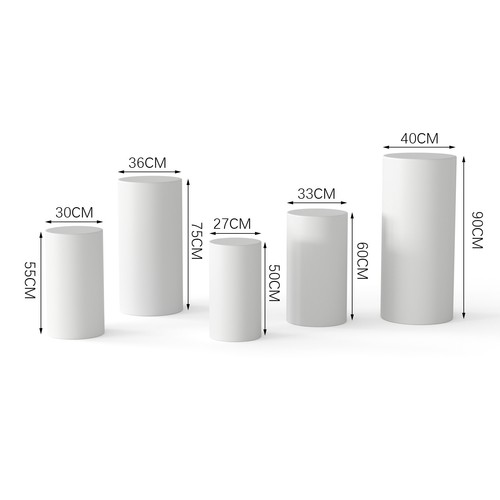 Wedding metal round - metal, cylinder
