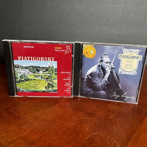 Lot gregor piatigorsky cd - lot:, 2