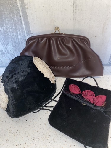 Vintage hat 1940 - vintage, black