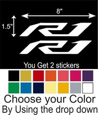 Yamaha R1 Logo Pair X2 2015