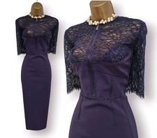 Karen Millen BNWT UK 16 Navy