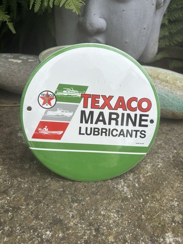 Texaco marine motor oil enamel - oil,