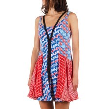 Kenzo Vintage Runway Women's Multicolor Print Harness Mini Dress FR 38 / US 6