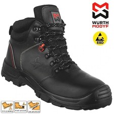 MENS WATERPROOF SAFETY BOOTS STEEL TOE CAP ANKLE LEATHER WORK HIKER SHOES SIZE