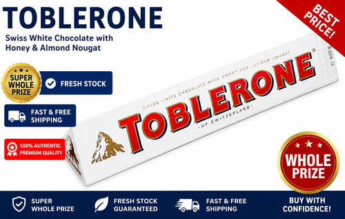 Toblerone white chocolate - toblerone,