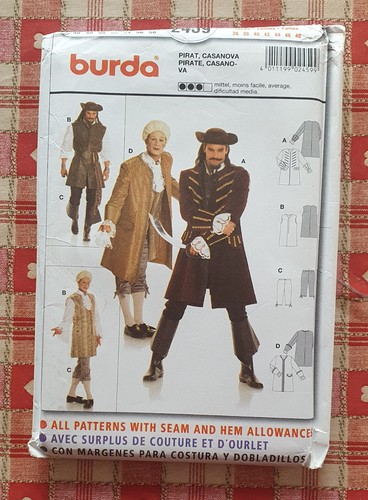 Burda 2459 sewing pattern - sewing,
