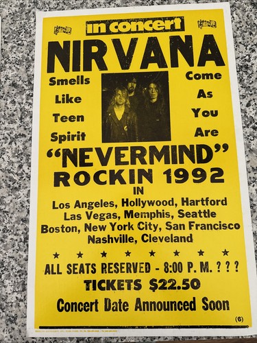Nirvana concert - nirvana,, “in