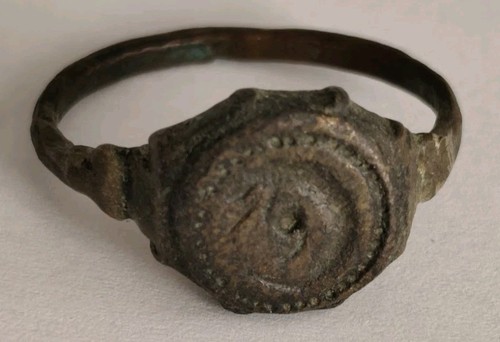 Wearable medieval bronze ring - wearable,