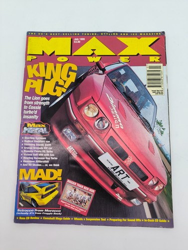 Max power magazine july 1995 - power,