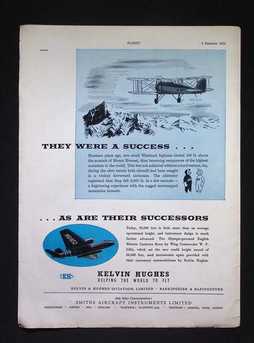 Original 1954 advert - advert, kelvin