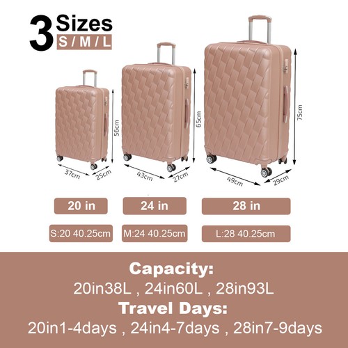 Small large suitcase - 20/24/28",