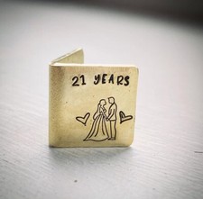Personalised minature Brass
