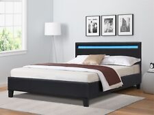 Faux Leather Modern Bed Frame
