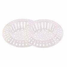 2x Kitchen Plastic Sink Strainer Drain Plug Hole Basin Steel Hair Catcher Filter