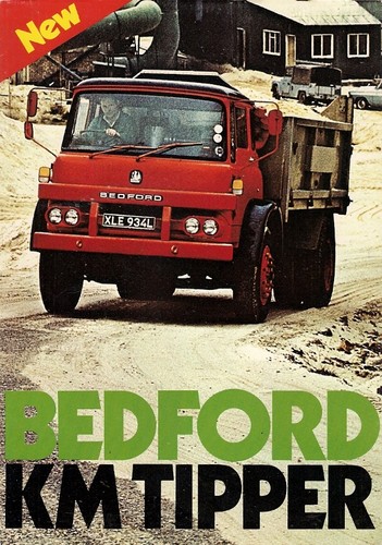 Bedford tipper 1973 uk - bedford, 1973-74