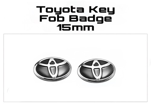 Toyota key fob badge 15mm - key,