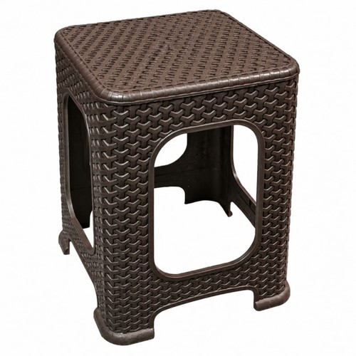 Brown plastic rattan - plastic,
