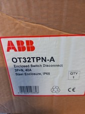 ABB 40amp 3 Phase and Neutral
