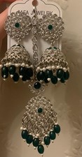Green Indian bollywood bridal