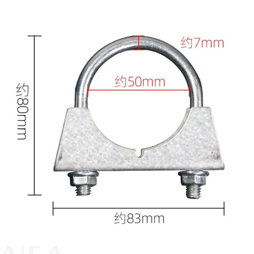 1pcs metal exhaust muffler - metal,