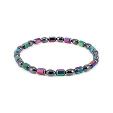 Magnetic Hematite Anklet Bracelet Therapy Arthritis Pain Relief Weight Loss NEW
