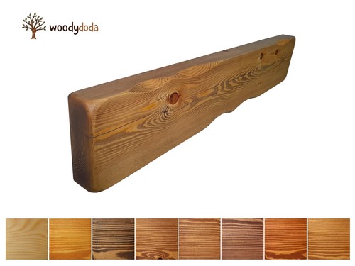 Rustic solid pine mantle - solid, piece