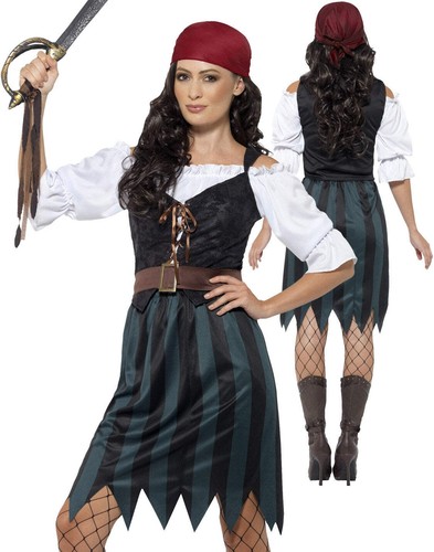 Ladies deckhand pirate costume - ladies,