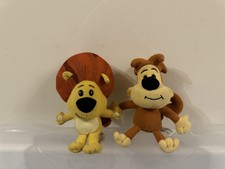 Tomy Raa Raa The Noisy Lion Soft Toy Plush Cbeebies + Ooo Ooo Monkey Bundle