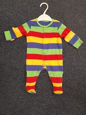 Mothercare Babygrow, Bright Stripe, Size Up to 1 M, BNWOT