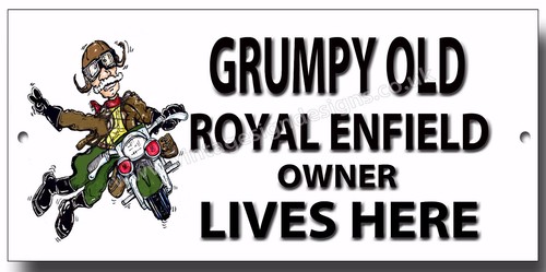 Grumpy old royal enfield - royal,