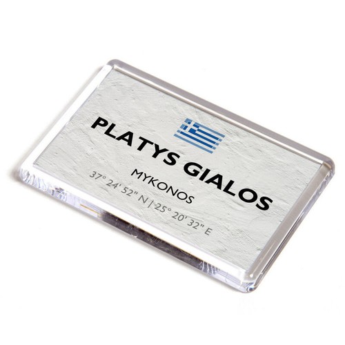 Fridge magnet platys gialos - fridge,