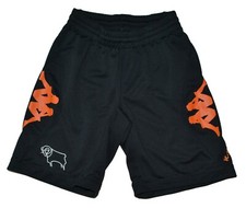 DERBY COUNTY ENGLAND 2012/2013 HOME FOOTBALL SHORTS KAPPA SIZE S ADULT