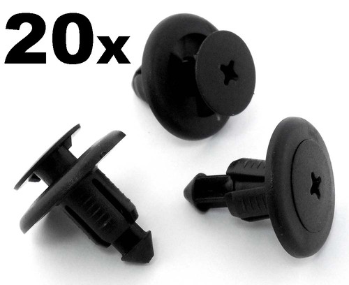 20x plastic trim clips - plastic,